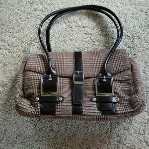 Wilson's leather purse houndstooth print